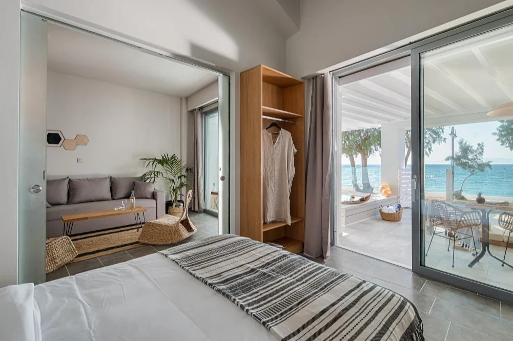  Villa Di Mare Seaside Suites | zeezicht kamer